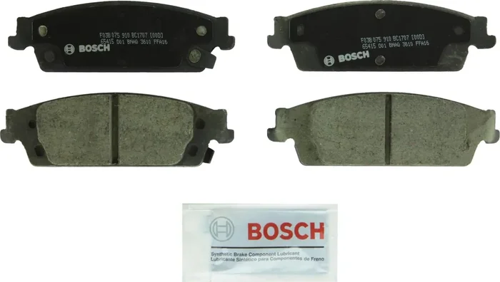 Bosch Bc1707 Quietcast Premium Ceramic Disc Brake Pad Set – Compatible With Select Cadillac Escalade, Escalade Esv; Chevrolet Silverado 1500, Suburban, Tahoe; Gmc Sierra 1500, Yukon, Yukon Xl; Rear