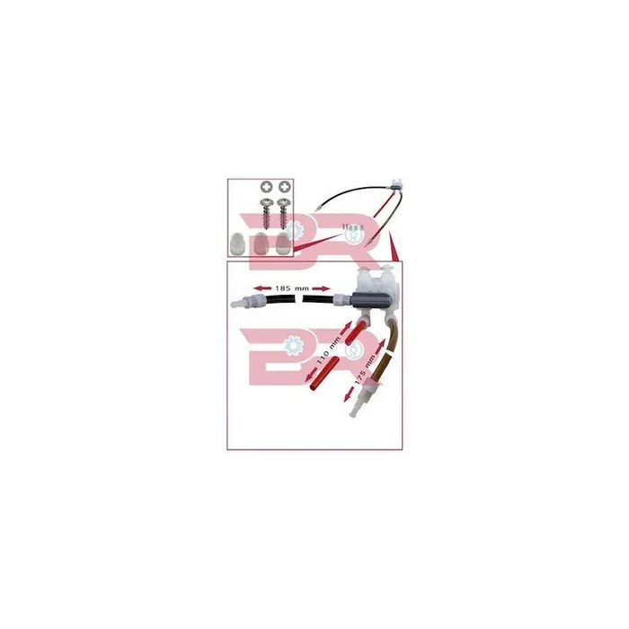 Botto Ricambi Brca3246 Valve, Seat Height Adjustment