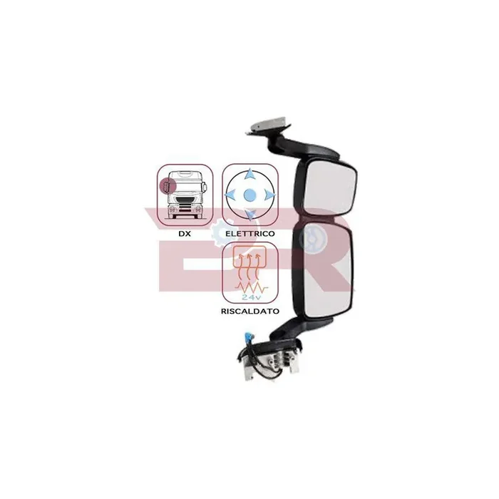 Botto Ricambi Brca9961 Outside Mirror, Driver Cab