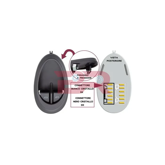 Botto Ricambi Brel1134 Window Switch for Iveco Daily II Box Body / Estate