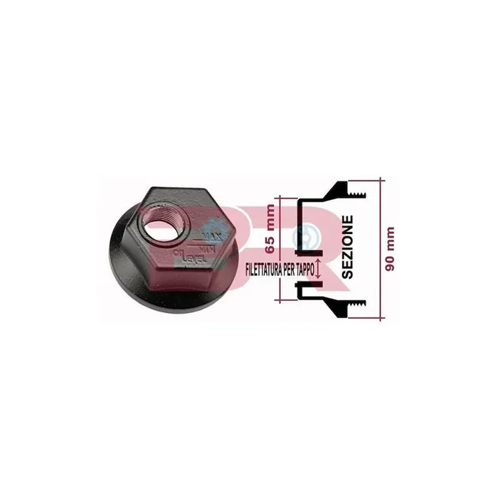 Botto Ricambi Brst4092 Cover, Wheel Hub