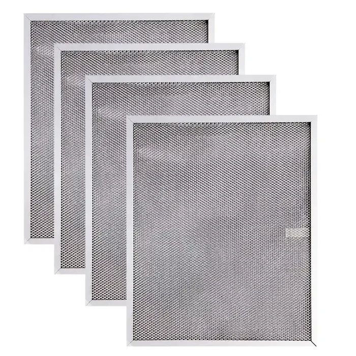 Bps1Fa30 Range Hood Filter Replacement For 30-Inch Broan Nutone Qs1 Ws1, Allure Grease Filter, Replaces 99010299,S99010305,Ap3378953 Range Hood Filters 11-3/4‘ X 14-1/4‘ X 3/8‘ Aluminum (4 Pack)