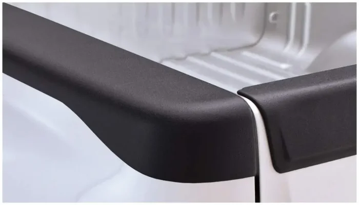 Bushwacker Ultimate Bedrail Caps – Smoothback W/O Stake Holes 2-Piece Set, Black, Smooth Finish 48519 Fits 2007-2014 Chevrolet Silverado 1500, 2500 Hd, 3500 Hd W/ 5.8‘ Bed (Excludes Dually)