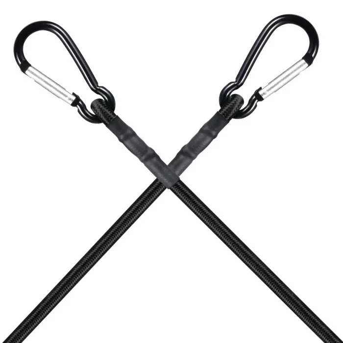 Canking Bungee Cords With Carabiner Hooks Camo Green 120 Inch/10 Ft 2 Pcs
