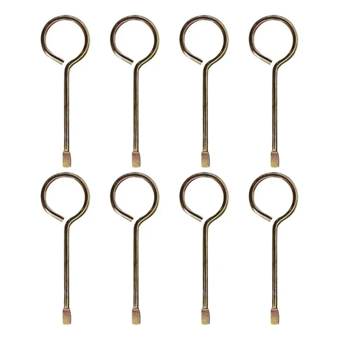 CF Living 8 Pack Interior Door Key for Bedroom & Bathroom Emergency Privacy Locks – Compatible Key Pin Set