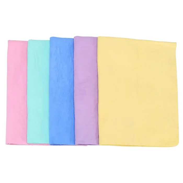 Chamois Cloth,Shamies Towels For Cars,Dog Towels For Drying Dogs 5-Pack Bagged (25X16)
