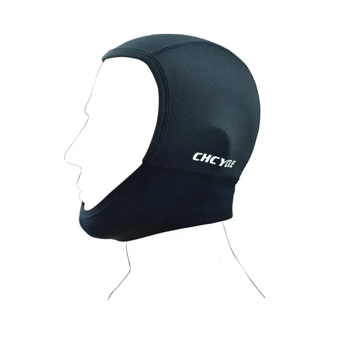 Chcycle Motorcycle Helmet Liner Quick Drying Moisture Wicking Under Helmets Outdoor Sport Caps Black