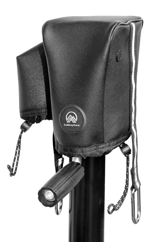 Clever Cover For Manual Jack By Trailersphere Custom Electric Tongue Jack Cover For Trailer, Rv, Camper, Chains Holder, Plug Protector, Sun And Waterproof (Manual Jack Cover)