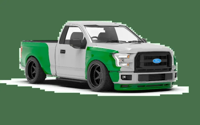 Clinched Ford F-150 (6.5 bed) Widebody Kit