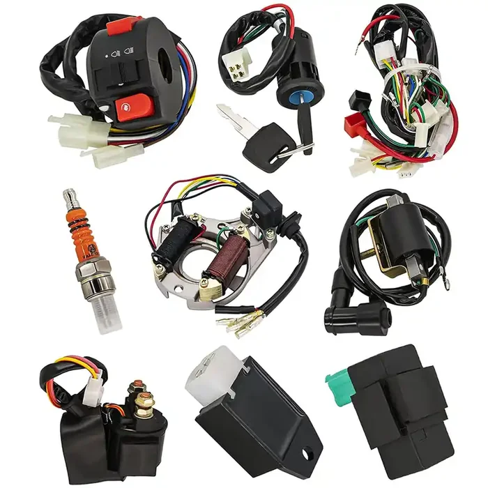 Complete Electrics Stator Coil Cdi Wiring Harness – Endxedo Complete Wiring Harness Kit For 4 Stroke Atv Klx 50Cc 70Cc 110Cc 125Cc Quad Atv Bike Wire Harness