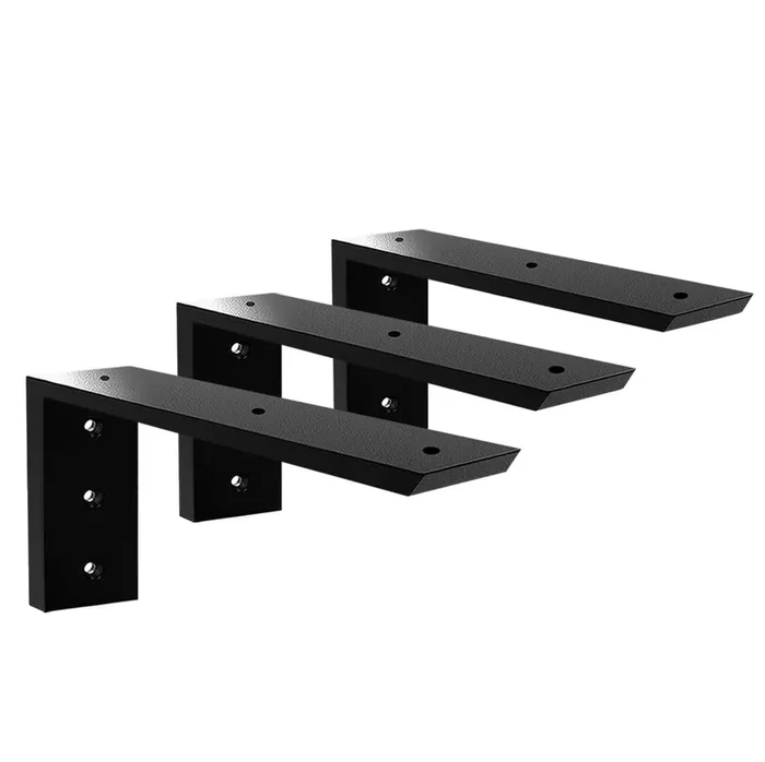 Countertop Support Bracket 12 Inch 4 Pack Countertop Bracket For Granite 3/8‘ Thick 12‘X6‘X2.5‘ Heavy Duty L Brackets Shelf Brackets Metal Corbels For Quartz/Granite/Wood/Concret/ Laminate Countertops