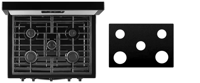 Custom Fit Reusable Burner Liner For Whirlpool Gas Range Stove Protect Your Stovetop With This Splatter Guard Cover – Wfg505M0Bs