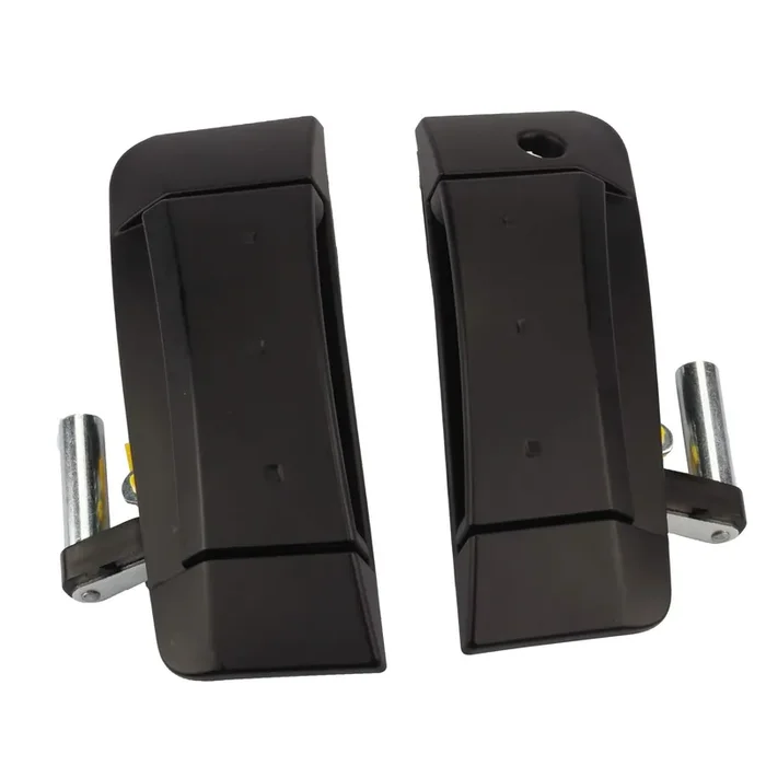 Dasbecan 1 Pair Left Driver And Right Passenger Side Exterior Door Handle Kit Replacement Compatible With Nissan 350Z 2003-2009 Replaces 80607-Cd41E 80607-Cd400 (Black)