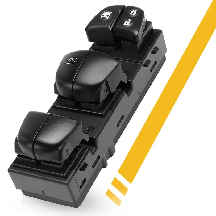 Dasbecan Driver Side Master Power Window Switch Compatible With Nissan Pathfinder/Altima/Frontier/Leaf/Juke 2010-2018 Door Main Control Button Replaces 25401-3Ta5A 25401-1Ka0B 25401-3Sh1A