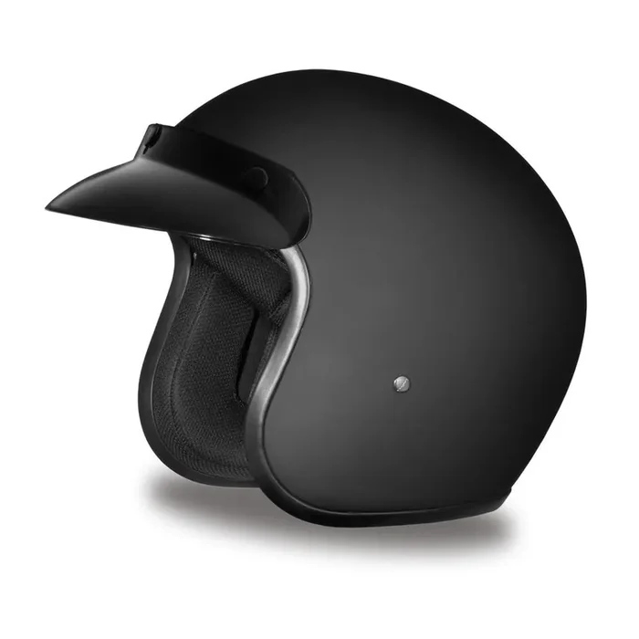 Daytona Helmets Retro 3/4 Open Face Motorcycle Helmet – Vintage Style, Dot Approved Helmet For Men & Women, Lightweight, Adjustable Fit, Removable Visor – Bike, Moped, Chopper, Scooter Helmet