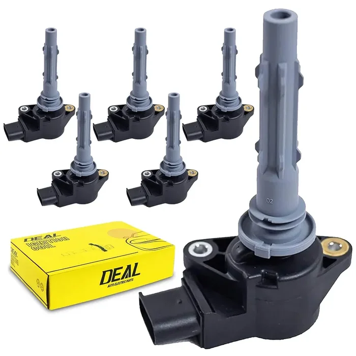 Deal Auto Electric Parts Pack Of 6 New Ignition Coils Compatible With C230 C250 C280 C300 C350 E300 E280 E300 S400 Slk300 2.5L 3.0L 3.5L V6 Replacement For Uf535 Uf585 C1691