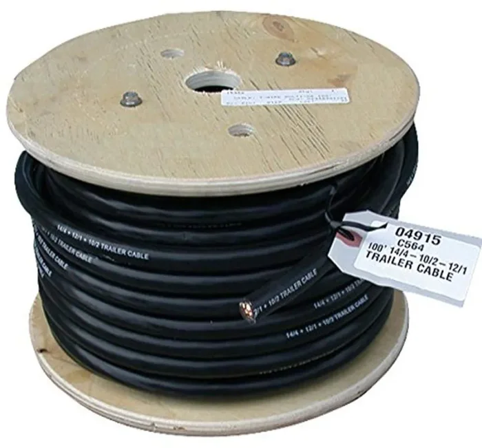Deka East Penn (04915) 100‘ 7-Wire Multi-Gauge Cable, Yellow,Blue,White,Green