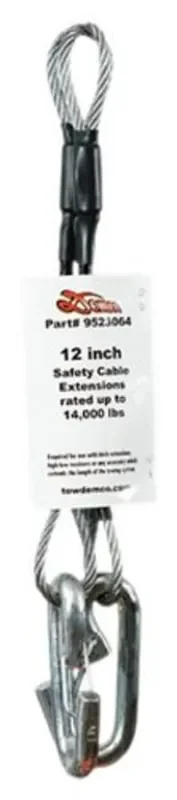 Demco 9523064 12 Safety Cable Extensions, (Set Of 2)