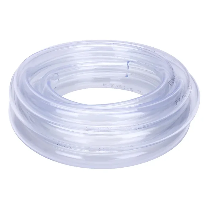 Dernord Pvc Tubing 9/16″Id X 3/4″Od Flexible Clear Vinyl Hose 10 Feet For Food Grade
