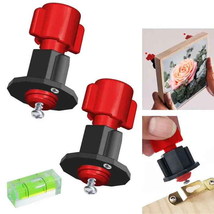 Dikoo Picture Hanging Mark Hole And Leveling Kit For Frame Mural Hanging – Used For Mark Nail Hole Frames Etc Location Tool Set (3Pcs Mark Hole Tool)