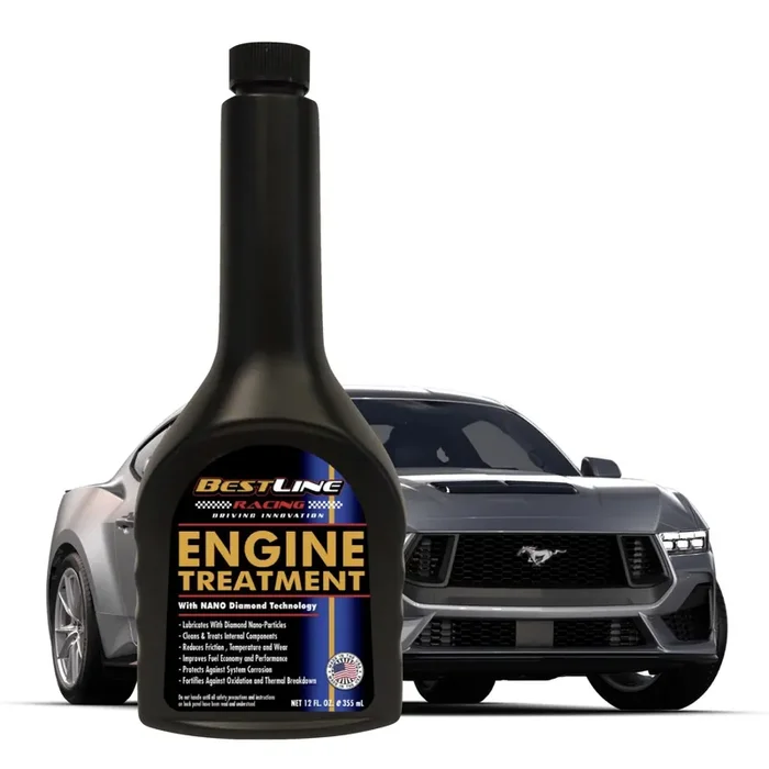 DNL BestLine Racing Nano-Lubricant Engine Oil Additive, 12oz for Gas & Diesel – Reduces Friction 60%, Enhances Performance & Protection