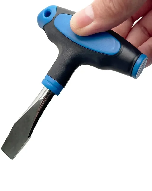 Dofedofo T Handle Flat Head Screwdriver, T Handle Flathead Screw Drivers Assembly Tool For Slotted Screw Used On Quick Release Plate Or Camera Tripod Monopod Small Flat Head Screwdriver (New 10Mm)