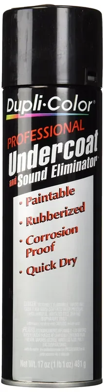 Dupli-Color Euc10200A Professional Undercoat And Sound Eliminator, Black, 17 Oz.