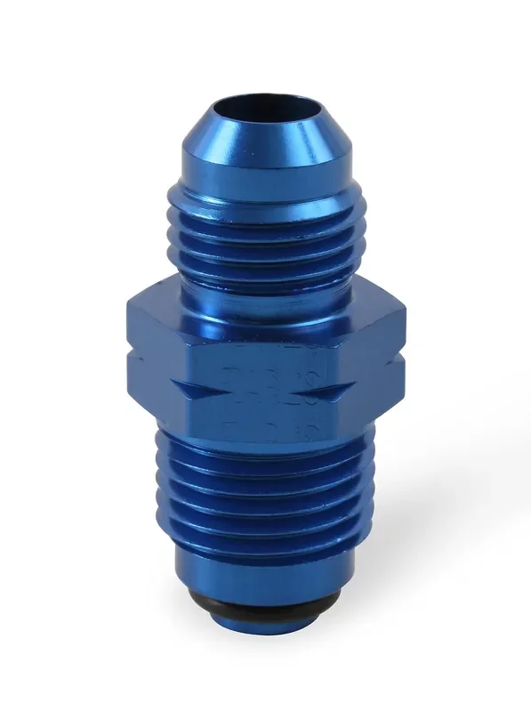 Earl‘S – 991955Erl Blue Anodized Aluminum -6An Male To 16Mm By 1.5 Power Steering/ Fuel Injection Adapter Fitting