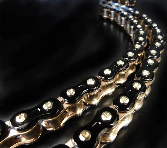 Ek Chain 530 Z 3D Premium Chain – 120 Links – Black/Gold