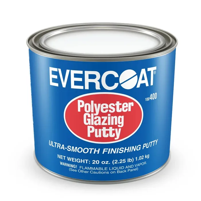 Evercoat Polyester Glazing Putty For Galvanized Steel, Aluminum, Fiberglass & More – 20 Oz