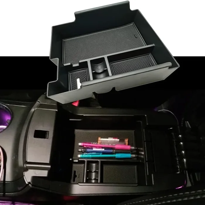 Evtime Center Console Organizer Interior Storage Box Fit For Ford Explorer 2019 2018 2017 2016 2015 2014 2013 2012 Accessories Armrest Secondary Storage Tray