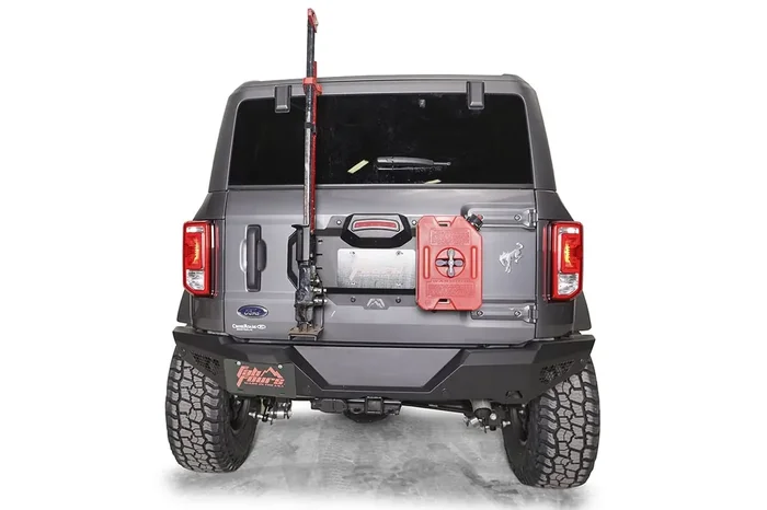 Fab Fours 21-22 Bronco Spare Tire Delete, Black (Fb21-Z5251-1)