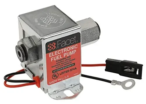 Facet 40271, Facet Cube 12 Volt Fuel Pump, 1/8 Npt, 3-4.5 Psi Maximum Pressure