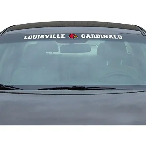 FANMATS 61521 NCAA – Nebraska Cornhuskers Sun Stripe Windshield Decal 3.25 in. x 34 in. – Great Gift for Sports Fans – Works On Hard Surfaces – for Homes, Cars, Trucks, SUVs.
