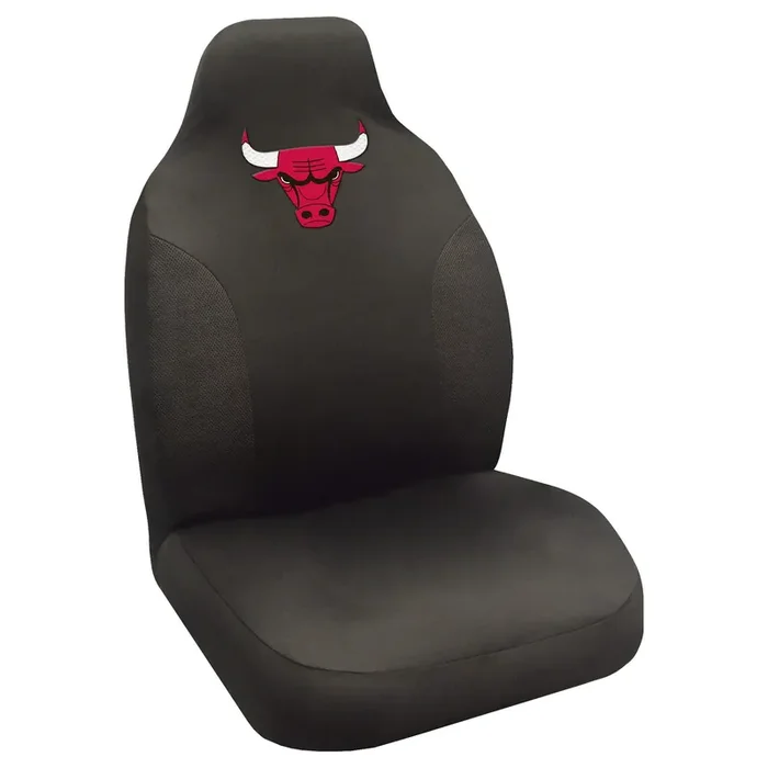 FANMATS – 15115 NBA Chicago Bulls Polyester Seat Cover 20‘x48‘,Black