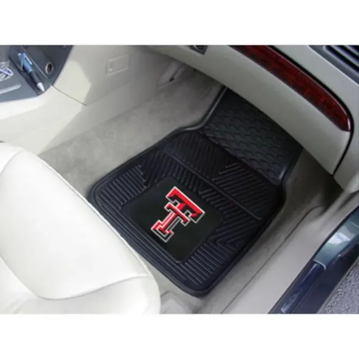 Fanmats Texas Tech University 2-pc Vinyl Car Mat Set/17‘x27‘