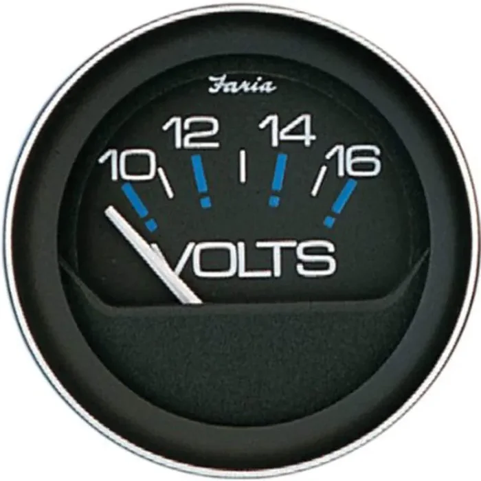 Faria Beede INSTRUMENTS BEEDE 13010 Coral 10-16V Voltmeter, 2‘