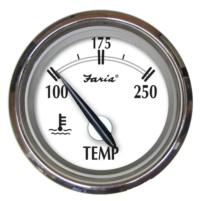 Faria Newport Ss 2 Water Temperature Gauge – 100° To 250° F
