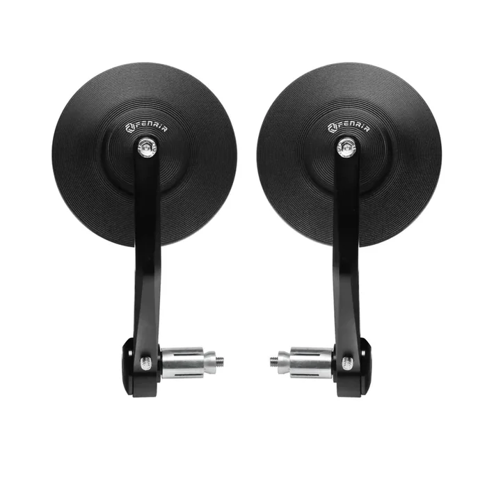 Fenrir Motorcycle Bar End Mirror For Sv650 Rebel1100 Cb1000R Cb650R Cb300R Xsr700 Xsr900 Z650Rs Z900Rs Vulcan S Rninet R18 Monster Scrambler Vitpilen Svartpilen V7 V9 Trident660 Speed Twin Bonneville