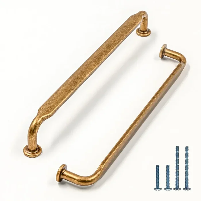 Filta 10 Pack 7.5 Inch(192Mm) Retro Antique Brass Cabinet Pulls,Vintage Kitchen Cabinet Handles Zinc Alloy Cabinet Hardware For Kitchen Cabinets And Dresser Drawers