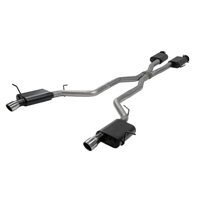 Flowmaster 817952 American Thunder Cat-Back Exhaust 3.0 In Dual Out Rear Exit