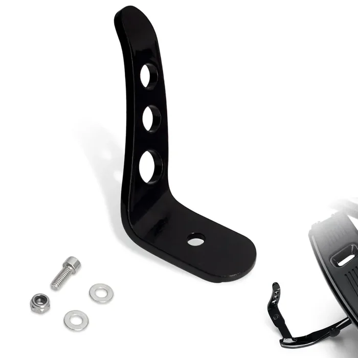 Fovplue For Jiffy Stand Extension,Kickstand Extension For Harley Touring Models 1991-2024, For Cvo Electra Glide Road Glide Road King Street Glide Revival Flh Ultra Limited Ultra Classic,Vivid Black