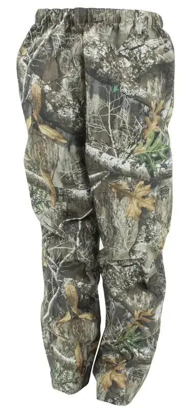 Frogg Toggs Men‘S Standard Classic Pro Action Waterproof Breathable Rain Pant, Realtree Edge, Large Short