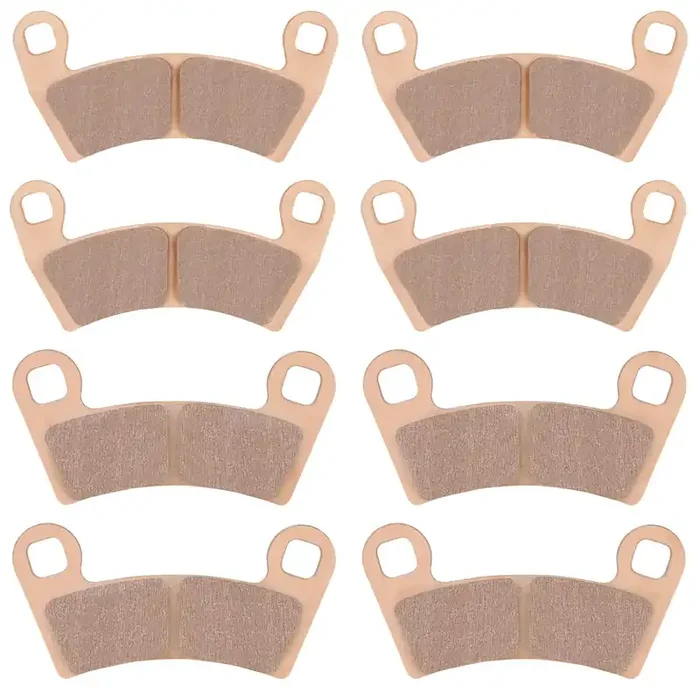 Front & Rear Brake Pads Sintered For 2016-2021 Polaris General 1000 Eps/General 4 1000 Eps, Replace For 1911228 1912508 2205949 1911197 2203318 2203930, 4 Sets Front And Rear Brake Pads