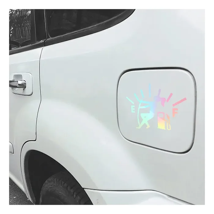 Funny Car Vinyl Stickers, Car Fuel Gauge Cap Decal, High Gas Consumption Fuel Tank Cover Stickers For Women, Funny Fuel Gage Empty Decal Fit Cars, Trucks, Motorcycle, Suv (Black/Multicolour)