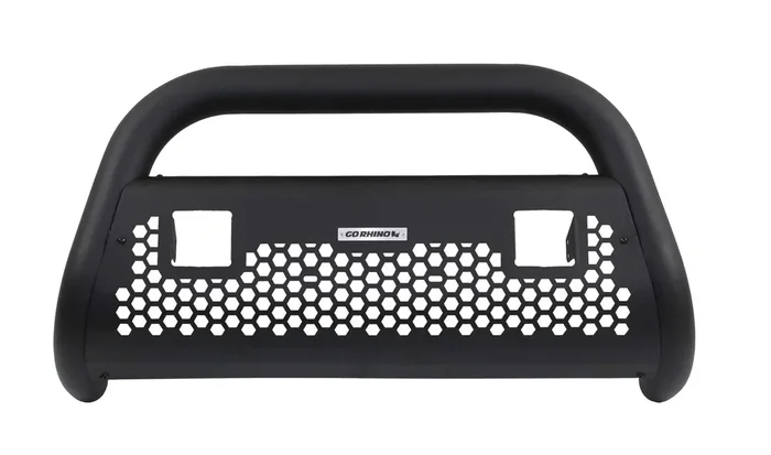 Go Rhino 55326T Rc2 Bull Bar With Holes For 2 Cubes (Front Guard Only, No Mounting Brackets) For 97-24 Ram, Gmc, Ford, Toyota, Chevrolet, Dodge