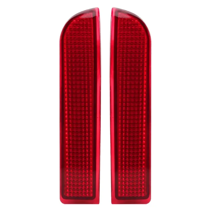 Goamotors For Toyota Rav-4 2006-2012 Rear Left & Right Bumper Reflector Replacement Lamp, 2Pcs Driver And Passenger Side Bumper Reflector