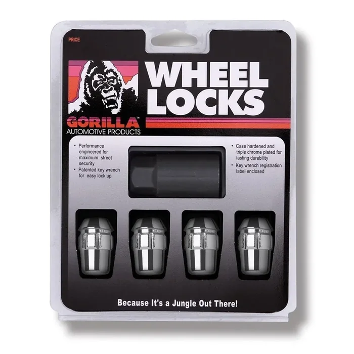 Gorilla Automotive 71631N Acorn Wheel Locks (12Mm X 1.50 Thread Size) – Pack Of 4