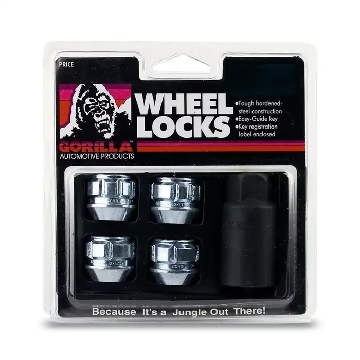Gorilla Automotive 78631N Acorn Open End Wheel Locks (12Mm X 1.50 Thread Size) – Pack Of 4