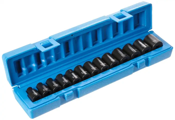 Grey Pneumatic (1203M) 3/8‘ Drive 13-Piece 12-Point Standard Length Metric Socket Set